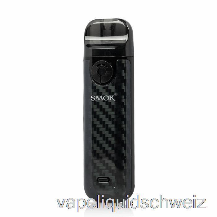 Smok Novo 4 25 W Pod-Kit, Schwarze Kohlefaser, Vape Liquid, E-Liquid Schweiz
